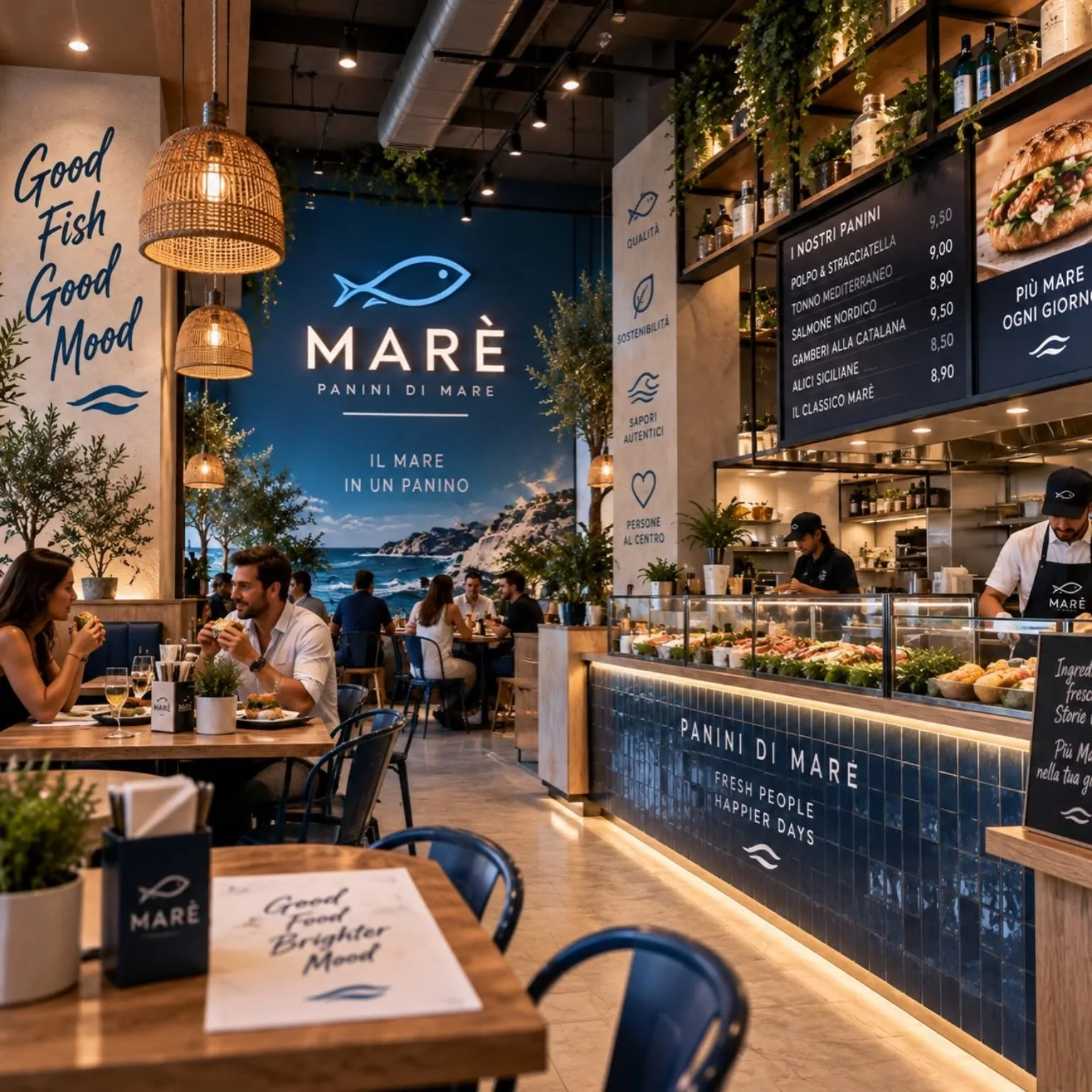 Marè Panini di Mare - esperienza del locale