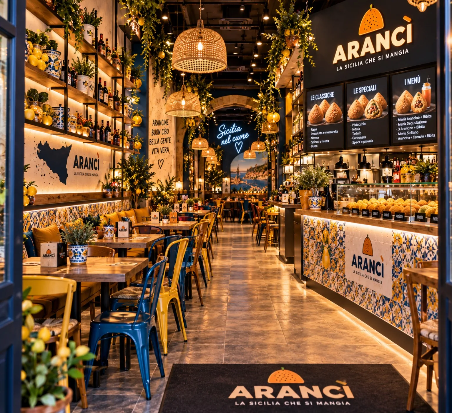 ARANCÌ interno visto dall'ingresso