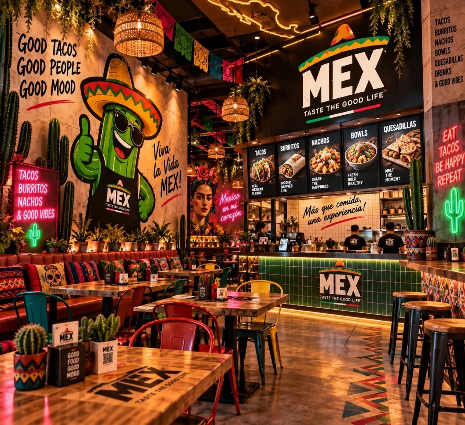 MEX Mexican Fast Casual - interno del locale